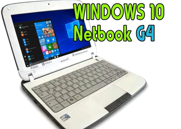 Windows 10 en netbook del Gobierno G4 cuarta generación con drivers