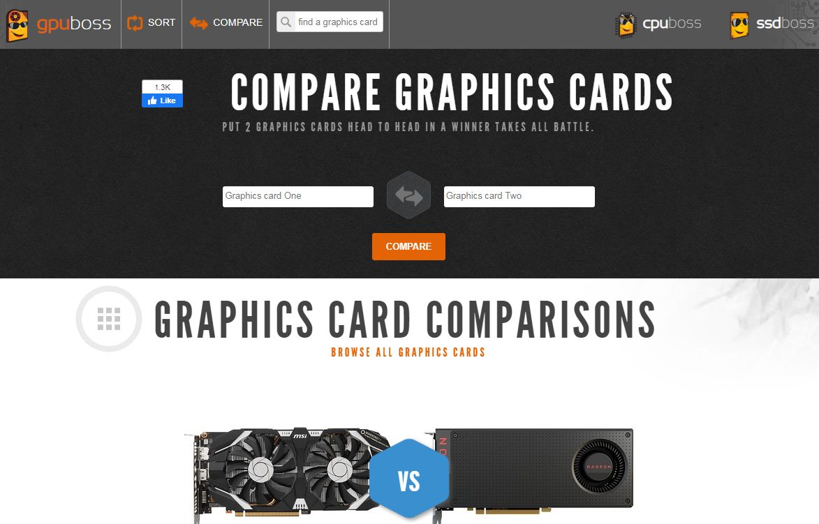 Comparar placas de vídeo de forma facil Comparar placas de vídeo de forma facil
