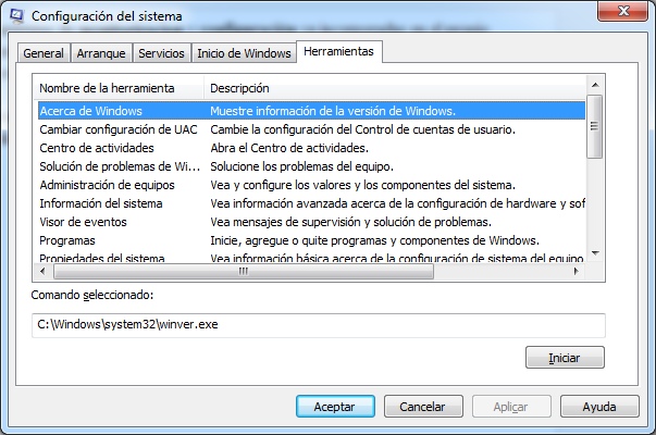 msconfig
