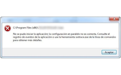 Error - La configuracion en paralelo no es correcta