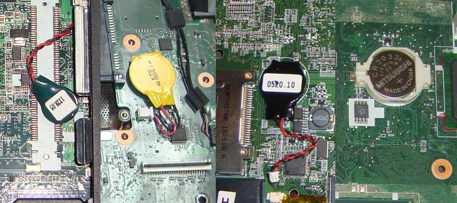 Tipos de Baterias de BIOS Resetear BIOS en Portátiles
