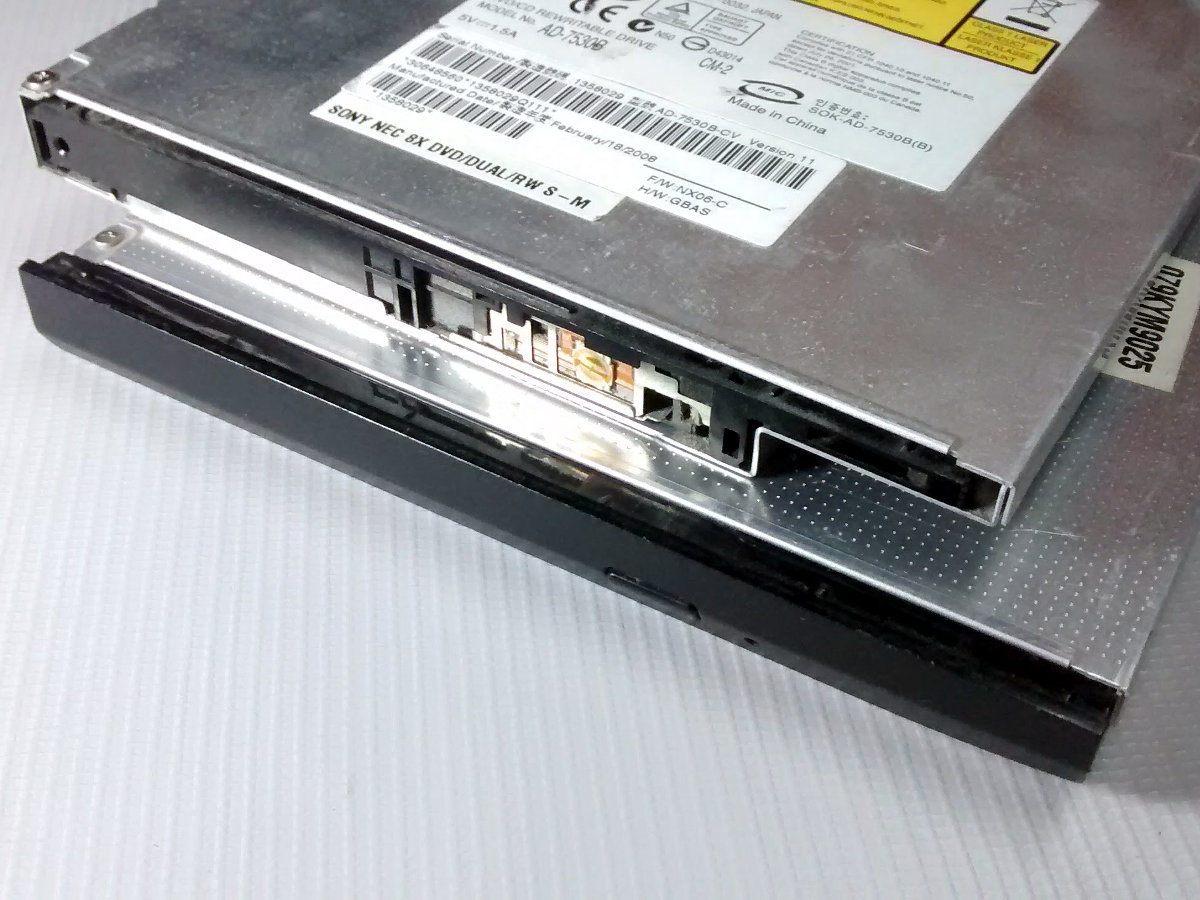 Lectrograbadora de notebook y laptop
