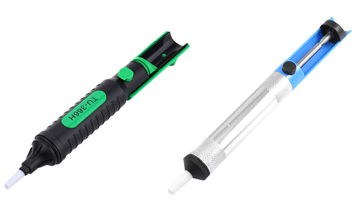 Herramientas para soldadura con estaño en electrónica