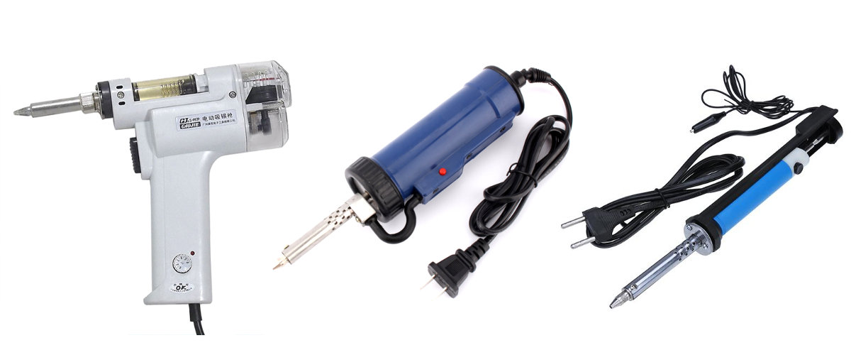 Herramientas para soldadura con estaño en electrónica