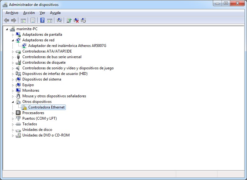 Como instalar un driver de forma manual en Windows