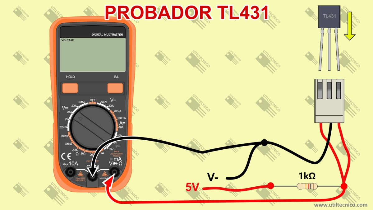 Como medir un TL431. Probador casero