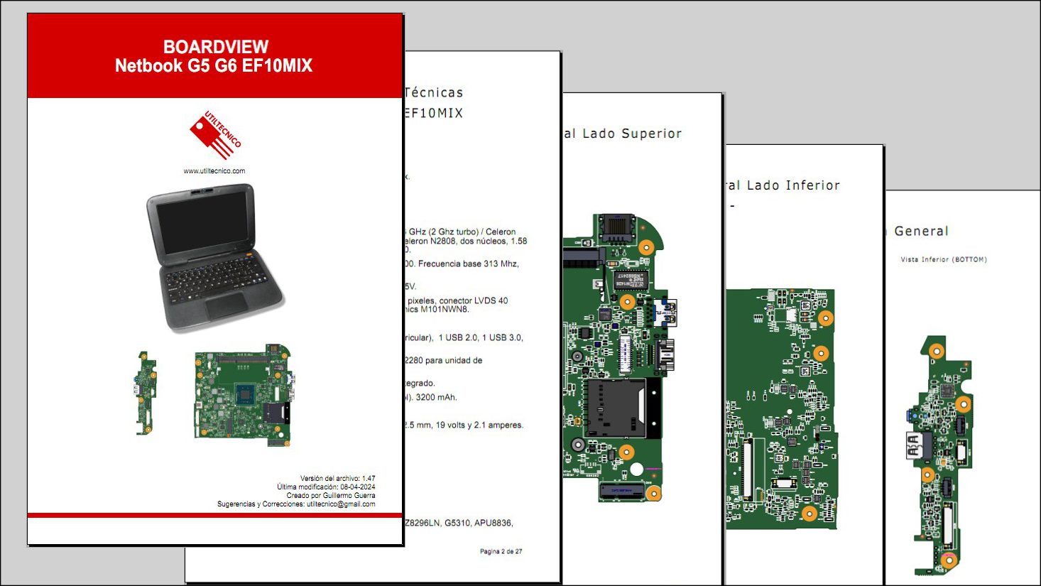 Boardview Netbook G5 G6 EF10MIX en PDF Boardview Netbook G5 G6 EF10MIX en PDF