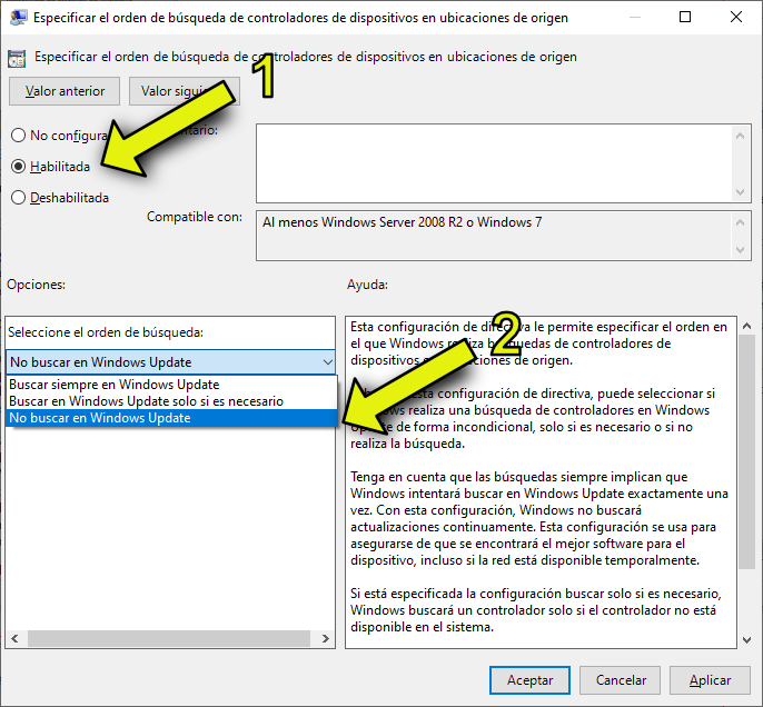 Desactivar actualizaciones de Drivers en Windows Update y Microsoft Store en Windows 10 y 11 Desactivar actualizaciones de Drivers en Windows Update y Microsoft Store en Windows 10 y 11