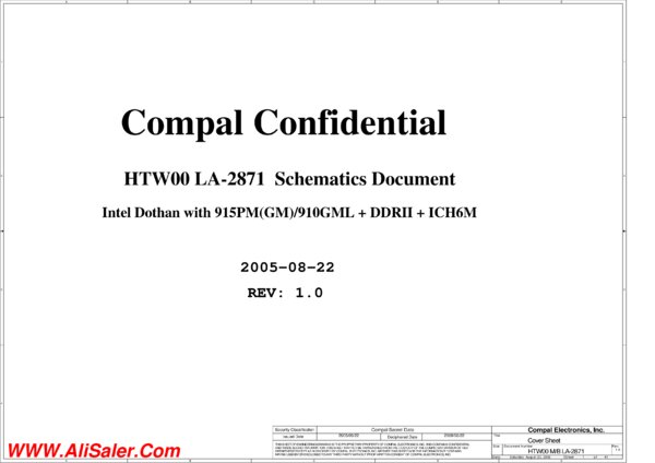 Vista previa de Esquematico Compal LA-2871