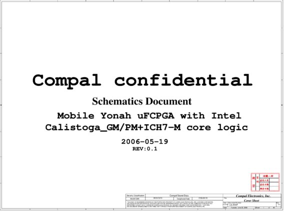 Vista previa de Esquematico Compal LA-3341P Rev 0.2