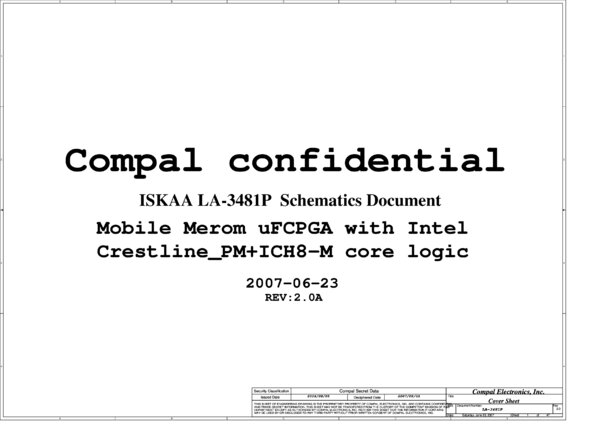 Vista previa de Esquematico Compal LA-3481P