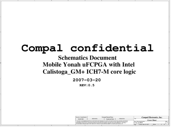 Vista previa de Esquematico Compal LA-3491P