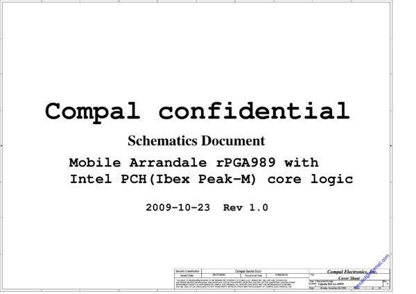 Vista previa de Esquematico Compal LA-4107P Rev 1.0