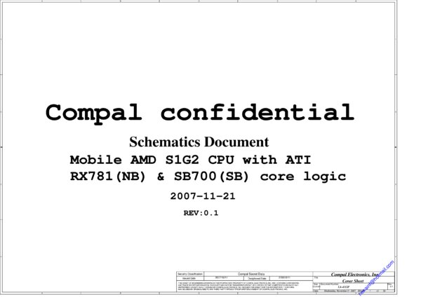Vista previa de Esquematico Compal LA-4112P