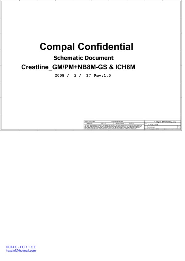 Vista previa de Esquematico Compal LA-4121P JAL30 (Dell 1510)