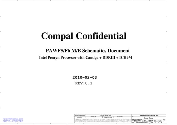 Vista previa de Esquematico Compal LA-4854P PAWF5_6 Rev 0.1
