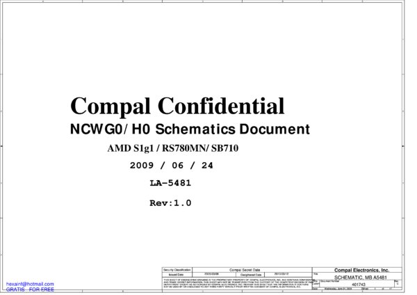Vista previa de Esquematico Compal LA-5481P