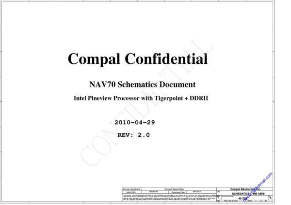 Vista previa de Esquematico Compal LA-5651P