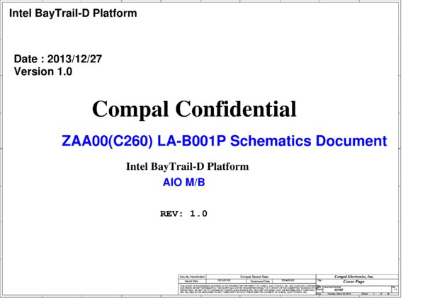 Vista previa de Esquematico Compal LA-B001P