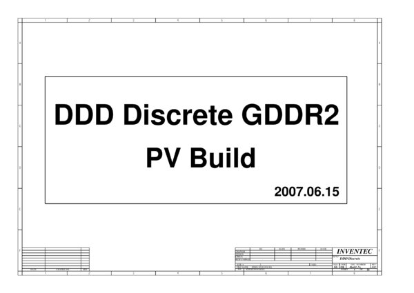 Vista previa de Esquematico Inventec DDD Discrete Crestline 965PM