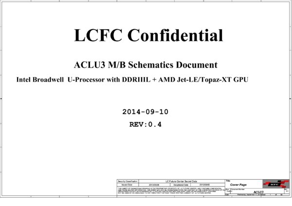 Vista previa de Esquematico LCFC NM-A362 ACLU3 rev 0.4