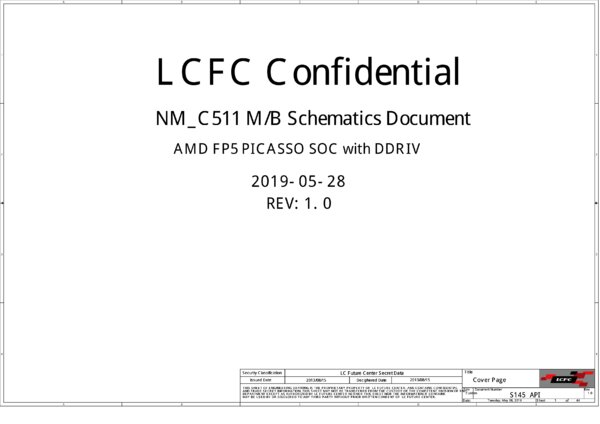 Vista previa de Esquematico LCFC NM-C511 Rev 1.0