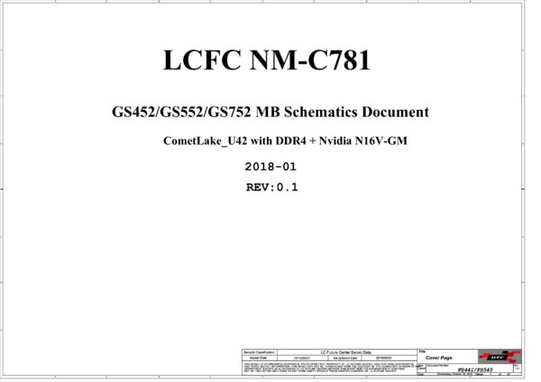 Vista previa de Esquematico LCFC NM-C781 Rev 01