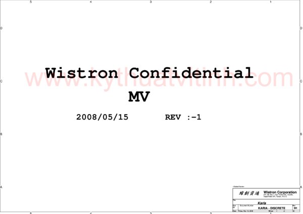 Vista previa de Esquematico Wistron Karia SC